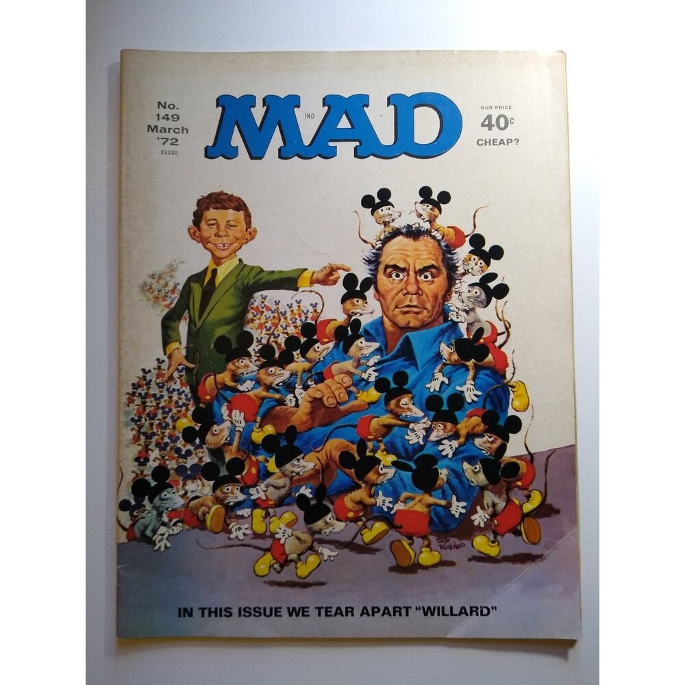 MAD Magazine #149 March 1972 Willard Movie Satire Spoof Vintage Comic Rats